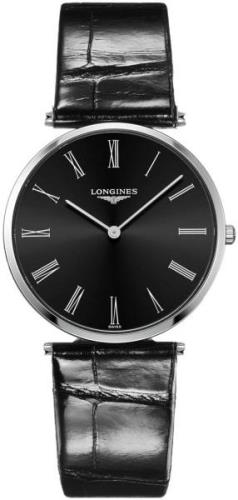 Longines Dameklokke L4.755.4.51.2 La Grande Classique De Sort/Lær