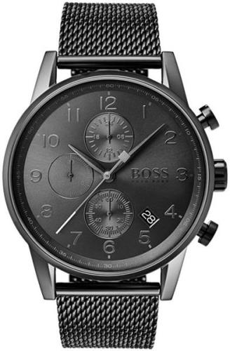 Hugo Boss Herreklokke 1513674 Sort/Stål Ø44 mm