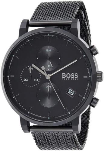 Hugo Boss Herreklokke 1513813 Sort/Stål Ø43 mm