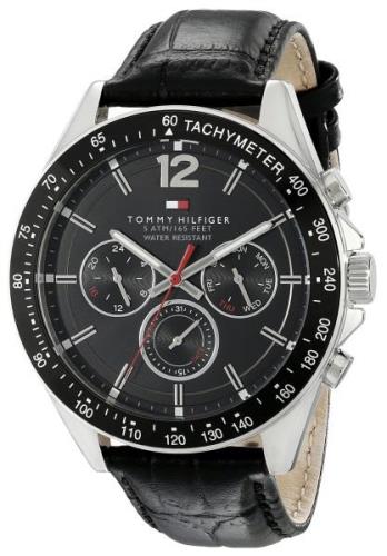 Tommy Hilfiger Herreklokke 1791117 Luke Sort/Lær Ø46 mm