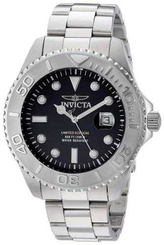 Invicta Herreklokke 24622 Pro Diver Sort/Stål Ø47 mm