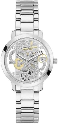 Guess Dameklokke GW0300L1 Quattro Skjelettkuttet/Stål Ø36 mm