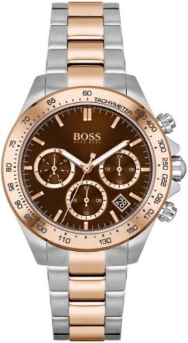 Hugo Boss Dameklokke 1502617 Novia Brun/Rose-gulltonet stål Ø38 mm