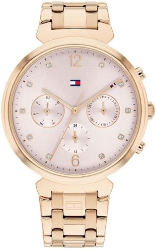 Tommy Hilfiger Dameklokke 1782345 Multifunction Rosa/Rose-gulltonet