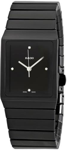 Rado Dameklokke R21700702 Ceramica Sort/Keramik