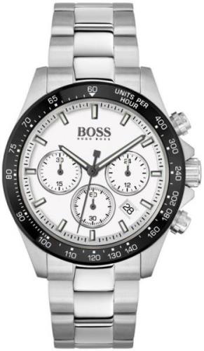 Hugo Boss Herreklokke 1513875 Hero Hvit/Stål Ø43 mm