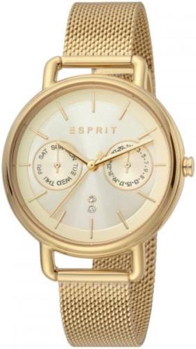 Esprit Dameklokke ES1L179M0085 Gulltonet/Gulltonet stål Ø36 mm