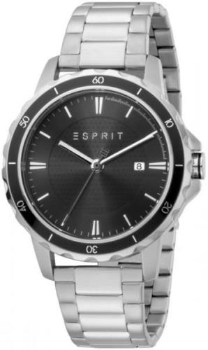 Esprit Herreklokke ES1G207M0065 Sort/Stål Ø42 mm