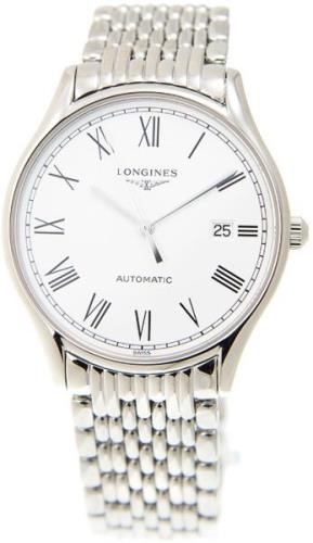 Longines Herreklokke L4.960.4.11.6 Lyre Hvit/Stål Ø38.5 mm