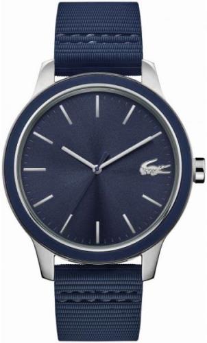 Lacoste Herreklokke 2011086 Blå/Gummi Ø44 mm