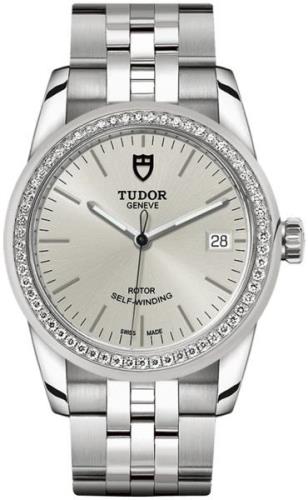 Tudor M55020-0004 Glamour Date Sølvfarget/Stål Ø36 mm