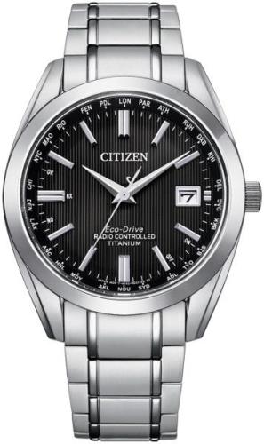 Citizen Herreklokke CB0260-81E Radio Controlled Sort/Titan Ø40 mm