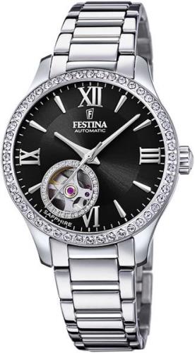 Festina Dameklokke F20485-2 Sort/Stål Ø34 mm