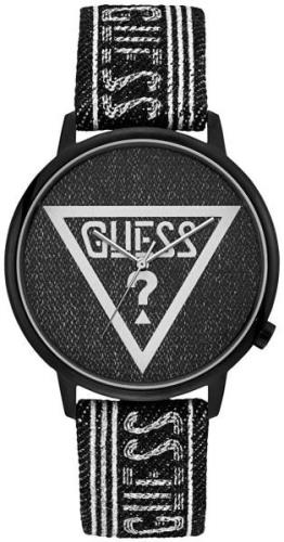 Guess V1012M2 Sort/Lær Ø42 mm