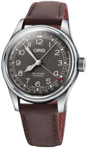 Oris Herreklokke 01 754 7741 4064-07 5 20 64 Aviation Sort/Lær Ø40