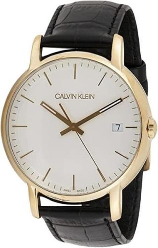 Calvin Klein Herreklokke K9H215C6 Established Sølvfarget/Lær Ø43 mm