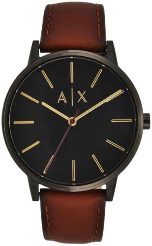 Armani Exchange Herreklokke AX2706 Cayde Sort/Lær Ø42 mm