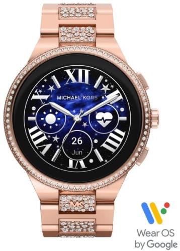 Michael Kors Dameklokke MKT5147 Gen 6 Rose-gulltonet stål Ø44 mm