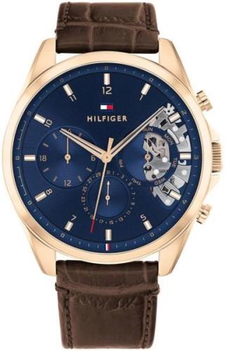 Tommy Hilfiger Herreklokke 1710453 Baker Blå/Lær Ø44 mm