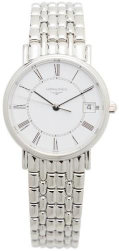 Longines Dameklokke L4.320.4.11.6 Grande Classique Hvit/Stål Ø30 mm