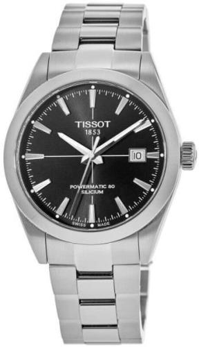 Tissot Herreklokke T127.407.11.061.01 Powermatic 80 Sort/Stål Ø40 mm