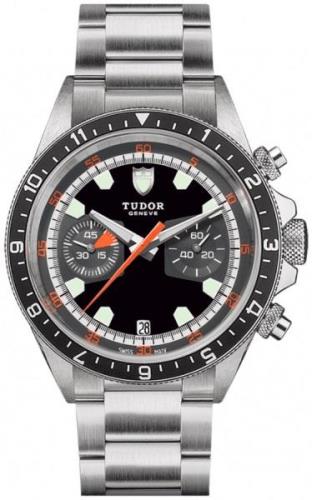 Tudor Herreklokke M70330N-0005 Heritage Sort/Stål Ø42 mm