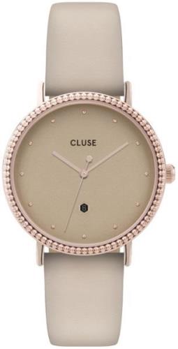 Cluse Dameklokke CL63006 Triomphe Beige/Lær Ø33 mm