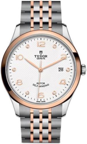 Tudor 1926 Herreklokke M91651-0011 Hvit/Rose-gulltonet stål Ø41 mm