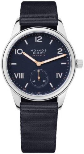 Nomos Glashütte N-767 Club Blå/Tekstil Ø39.5 mm