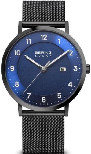 Bering Herreklokke 15439-327 Solar Blå/Stål Ø40 mm