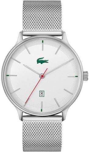 Lacoste Herreklokke 2011201 Club Sølvfarget/Stål Ø42 mm