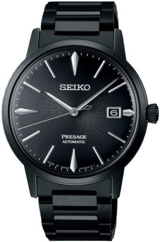 Seiko Herreklokke SRPJ15J1 Presage Sort/Stål Ø39.5 mm