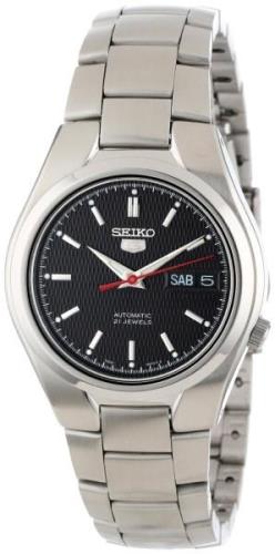 Seiko 5 Herreklokke SNK607K1 Sort/Stål Ø36 mm