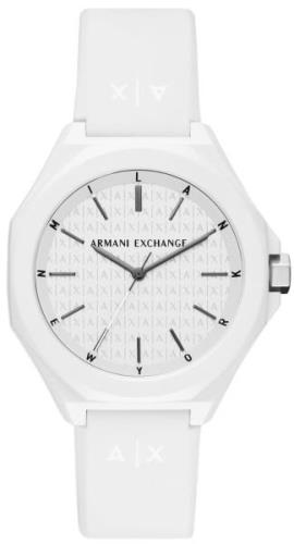 Armani Exchange Herreklokke AX4602 Andrea Hvit/Gummi Ø40 mm