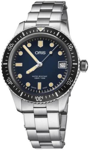 Oris Herreklokke 01 733 7747 4055-07 8 17 18 Diving Blå/Stål Ø36 mm