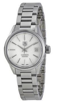 TAG Heuer Dameklokke WAR2411.BA0776 Carrera Lady Hvit/Stål Ø28 mm