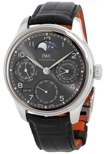 IWC Herreklokke IW503301 Portuguese Grå/Lær Ø44.2 mm