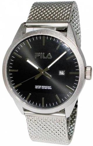 Fila Herreklokke F38-829-001 Classic Sort/Stål Ø42 mm