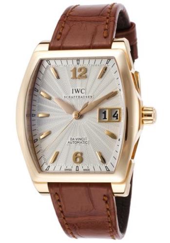 IWC Herreklokke IW452311 Da Vinci Sølvfarget/Lær 42.5x35.6 mm