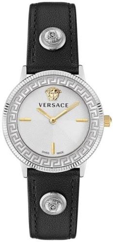 Versace Dameklokke VE2P00122 V Tribute Sølvfarget/Lær Ø36 mm