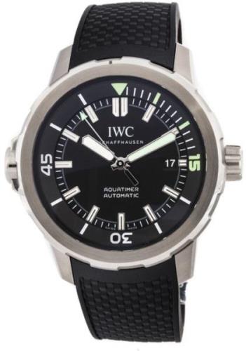 IWC Herreklokke IW329001 Aquatimer Sort/Gummi Ø42 mm