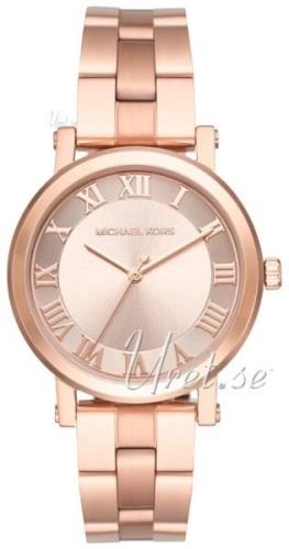 Michael Kors Dameklokke MK3561 Norie Rosegullfarget/Rose-gulltonet