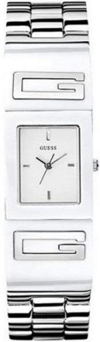 Guess Dameklokke W10591L1 Hvit/Resinplast