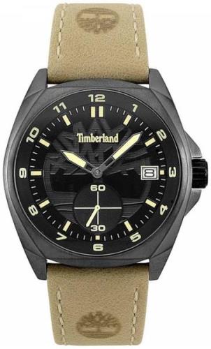 Timberland Herreklokke TBL15354JSU02 Sort/Lær Ø44 mm