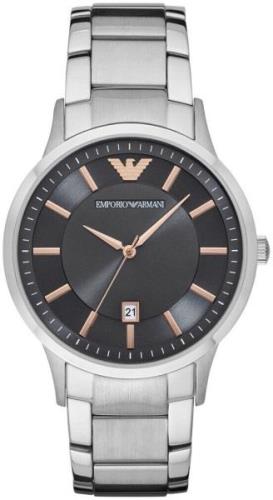 Emporio Armani Renato Herreklokke AR11179 Sort/Stål Ø43 mm