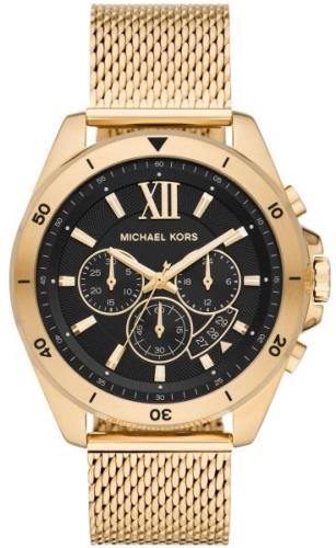 Michael Kors Brecken Herreklokke MK8867 Sort/Gulltonet stål Ø45 mm