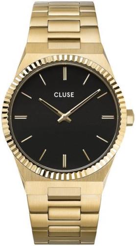 Cluse 99999 Dameklokke CW0101503007 Sort/Gulltonet stål Ø40 mm