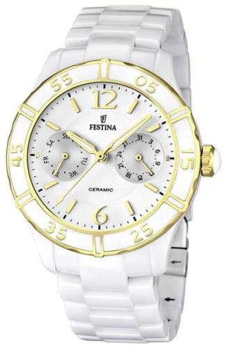 Festina Sport Dameklokke F16634-1 Hvit/Keramik Ø38 mm