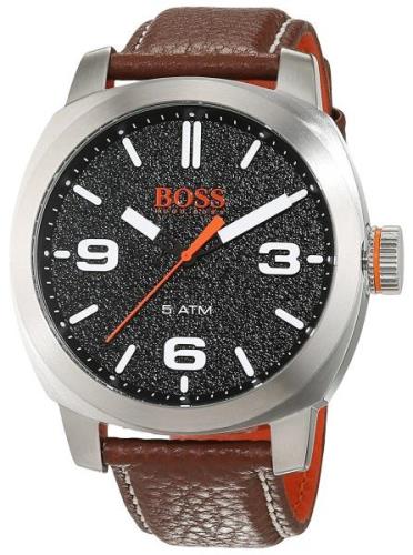 Hugo Boss Cape Town Herreklokke 1513408 Sort/Lær Ø46 mm