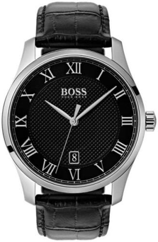 Hugo Boss 99999 Herreklokke 1513585 Sort/Lær Ø41 mm